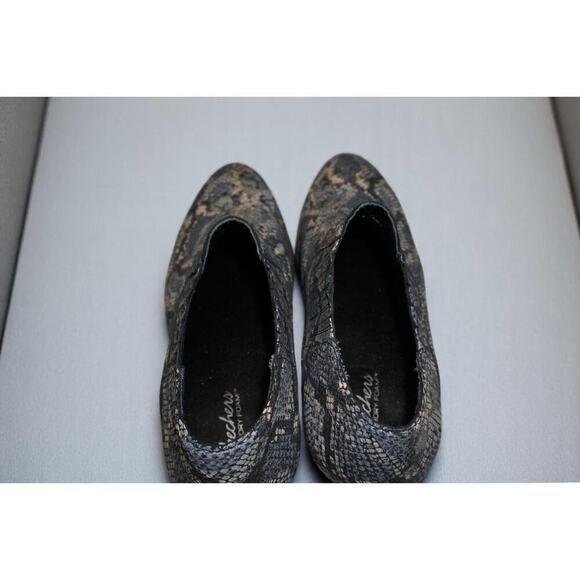 Skechers Faux Snakeskin Chelsea Boots Men’s Size 10 | Western-Inspired Slip-On - Picture 8 of 10